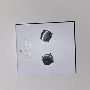 NWOT Kate Spade grey earrings